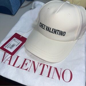Chez Valentino Cotton Baseball Cap